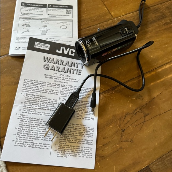 JVC GZ-HM40 FULL HD 1080p 2.7" LCD Screen Digital Video Camcorder - Picture 4 of 4